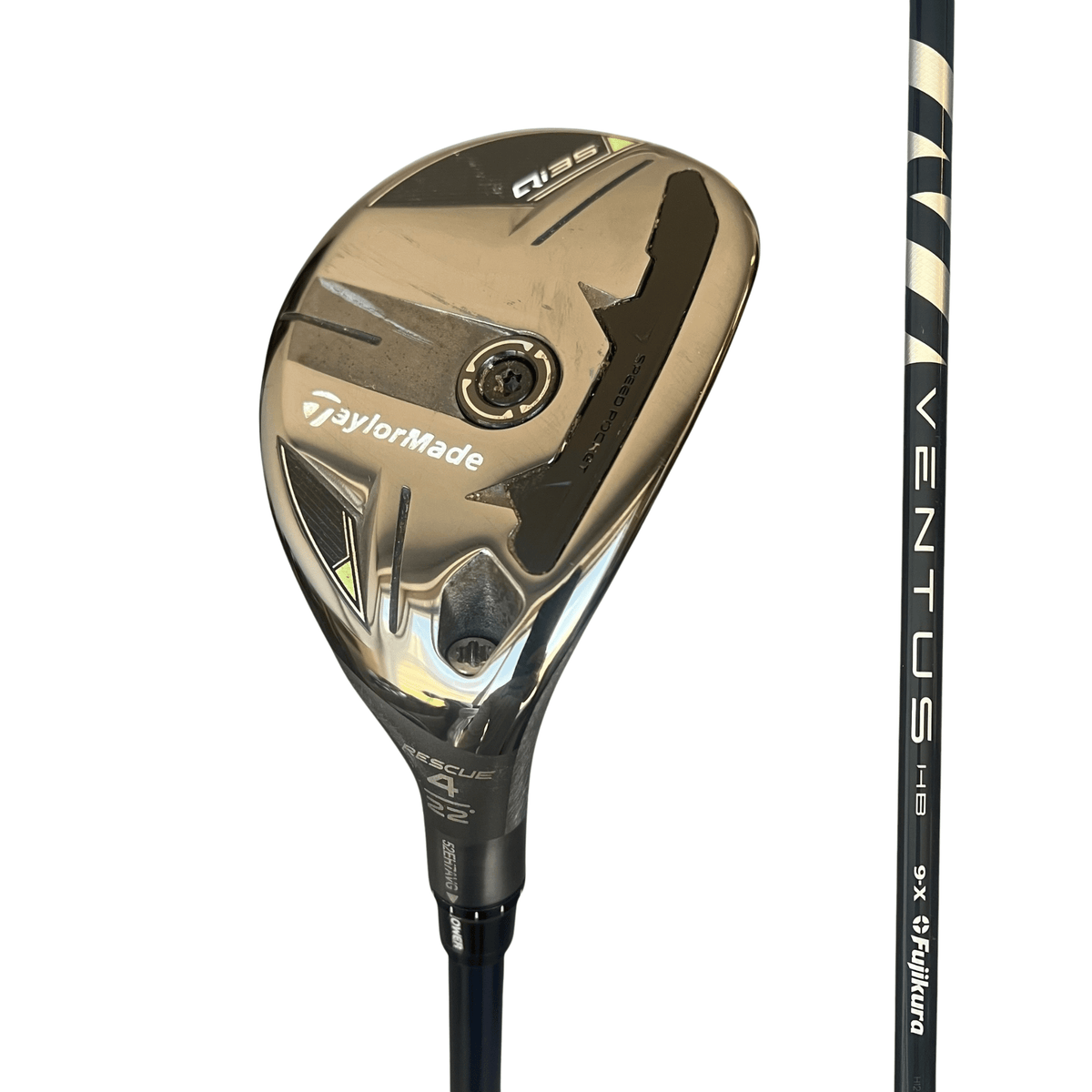 TaylorMade Qi35 Rescue - Fujikura Ventus Velocore - Used Right X-Stiff 4H (22°) - Fujikura Ventus HB Blue 9 TX 90g