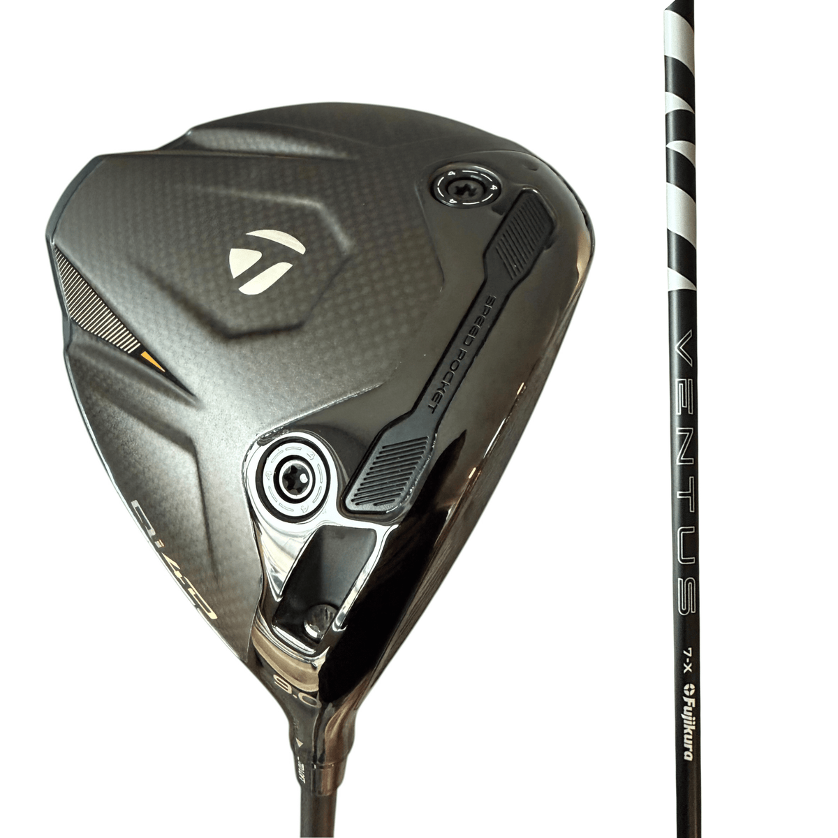TaylorMade Qi4D Driver - Fujikura Ventus Velocore+ (-0.25") - Store Display Demo Right X-Stiff 9.0 Fujikura Ventus Black Velocore+ 70g (-0.25" SHORT) (+$300)