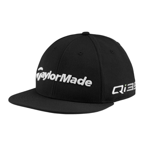 TaylorMade Tour Preferred™ Flatbill Qi35 Snapback Hat Black Regular