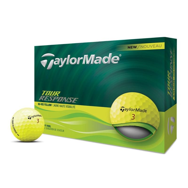TaylorMade Tour Response Golf Ball Yellow