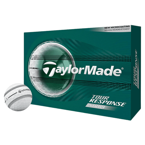 TaylorMade Tour Response Stripe Golf Balls White
