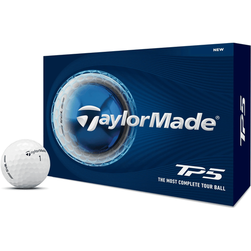 TaylorMade TP5 Golf Balls - Buy 3dz Get 4th FREE White
