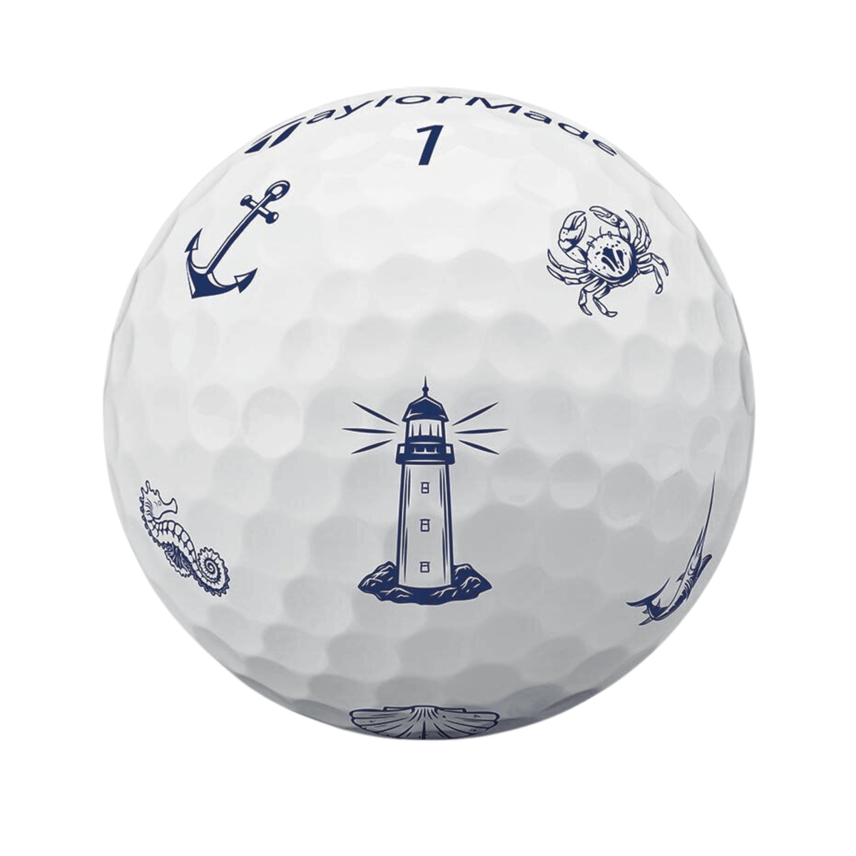 TaylorMade TP5 pix Sailor's Point Golf Balls - Limited Edition White
