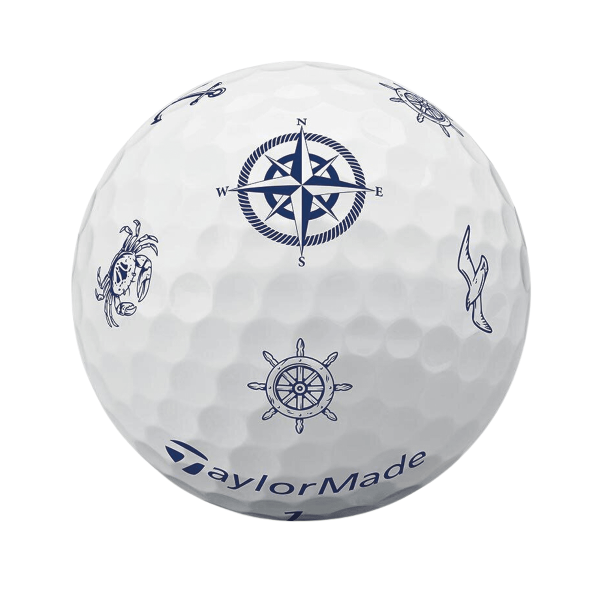 TaylorMade TP5 pix Sailor's Point Golf Balls - Limited Edition White