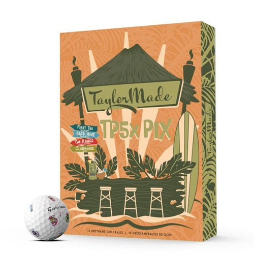 TaylorMade TP5x PIX Tiki Golf Balls Tiki