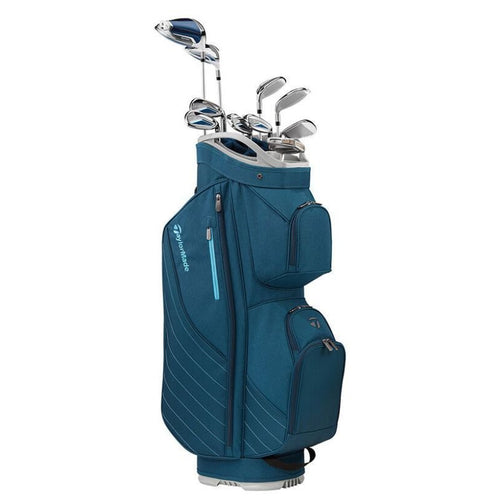 TaylorMade Women's Kalea Premier 11-Piece Package Set Navy Light Grey Ladies