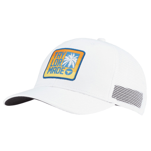 TaylorMade Women's Sunset Trucker Hat White