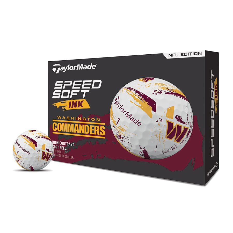 TaylorMade x NFL SpeedSoft Golf Balls Washington Commanders