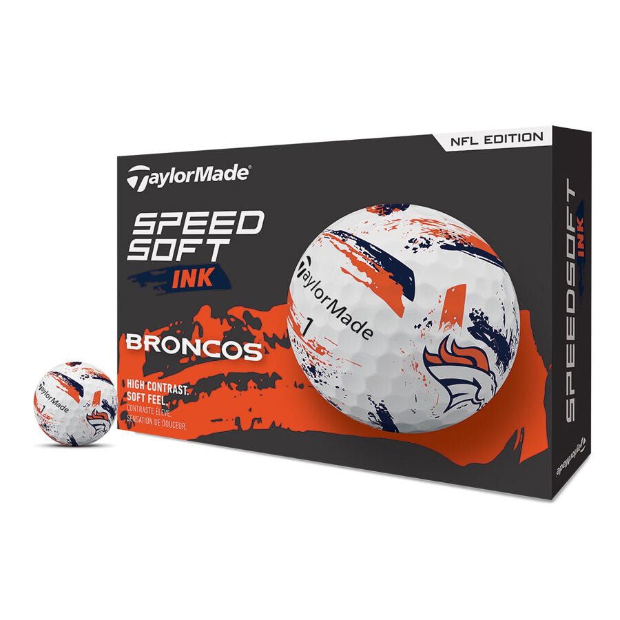 TaylorMade x NFL SpeedSoft Golf Balls Denver Broncos