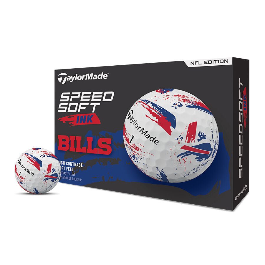 TaylorMade x NFL SpeedSoft Golf Balls Buffalo Bills