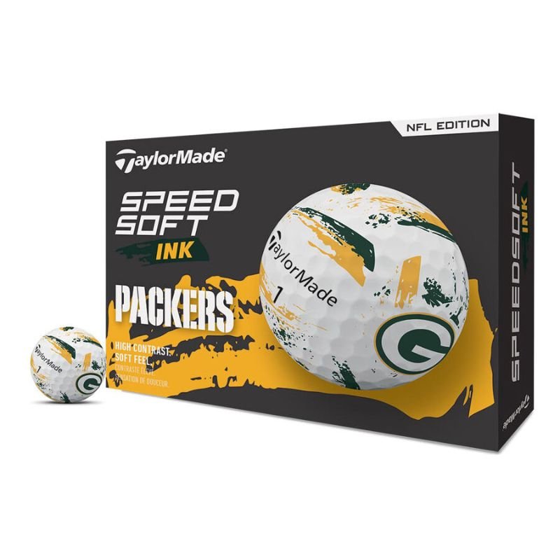 TaylorMade x NFL SpeedSoft Golf Balls Green Bay Packers