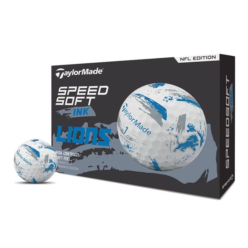 TaylorMade x NFL SpeedSoft Golf Balls Detroit Lions