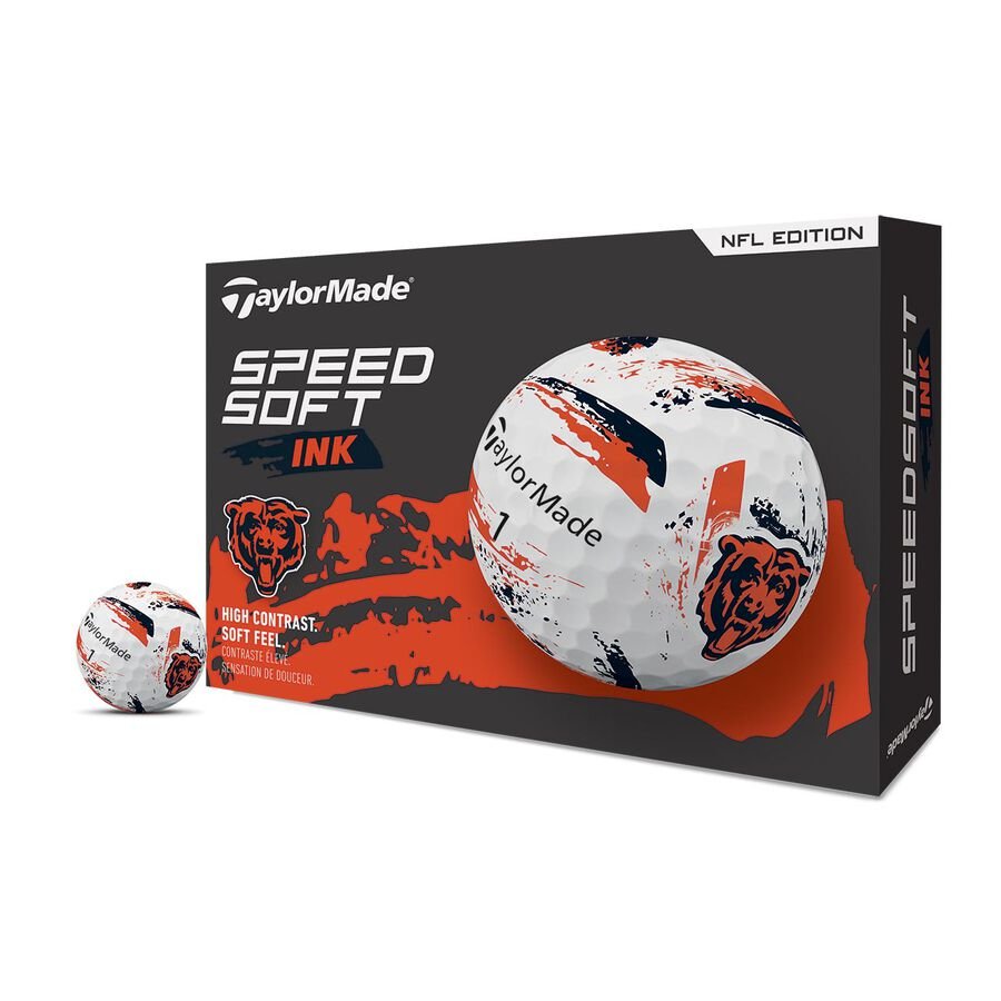 TaylorMade x NFL SpeedSoft Golf Balls Chicago Bears