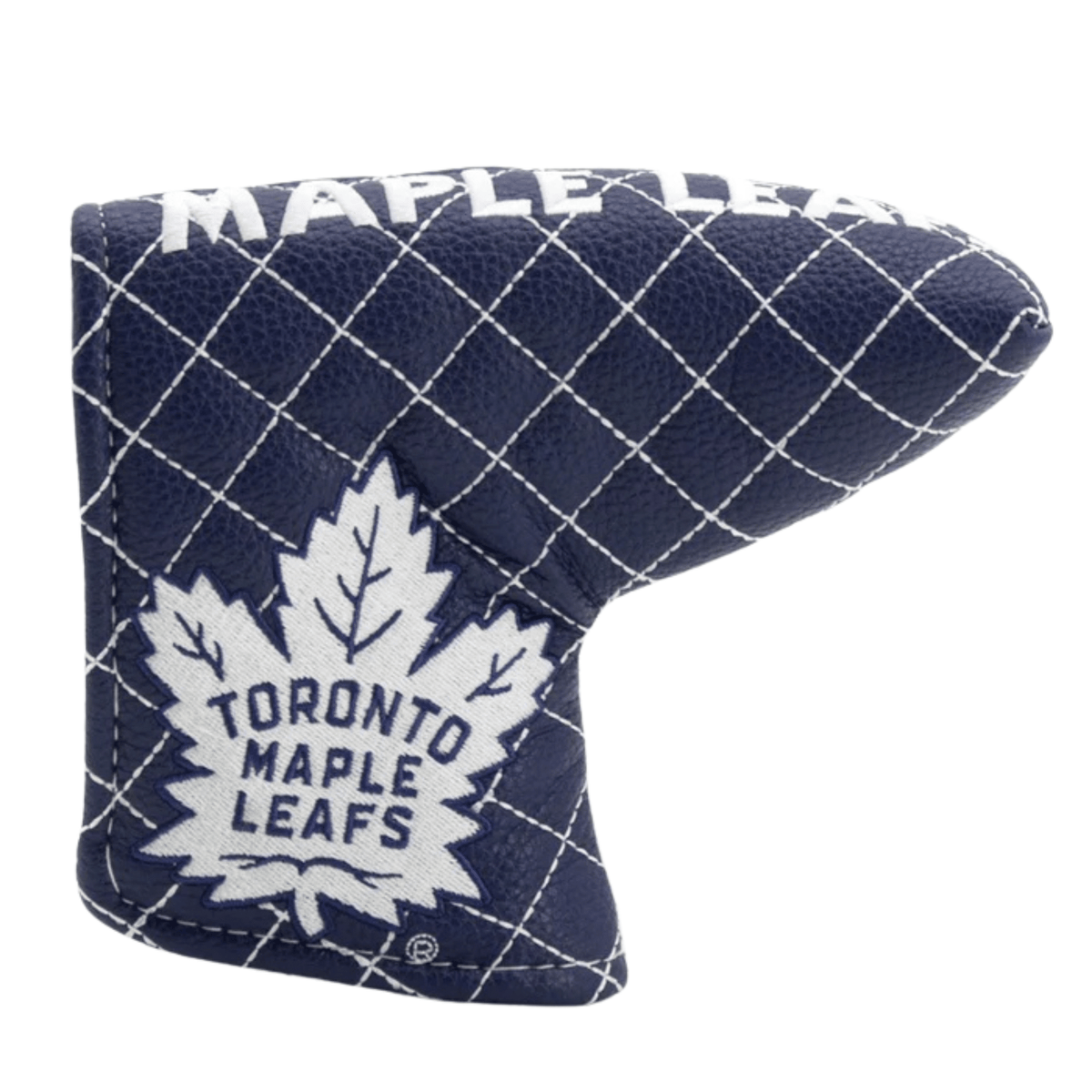 Team Golf NHL Quilted Headcover - Blade Putter Toronto Maple Leafs