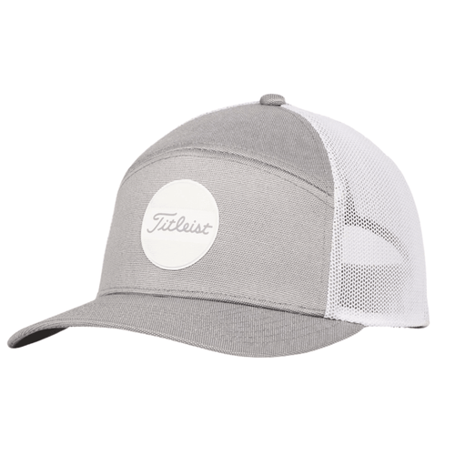 Titleist Boardwalk Split Mesh Hat Heather Grey White OSFA