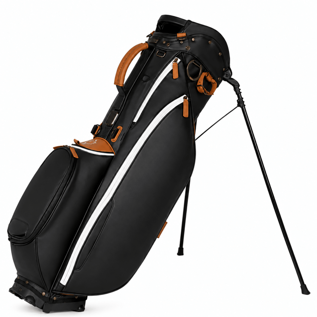 Titleist Canada Day LINKSLEGEND Members Bag - Special Edition Black White Antique Brass