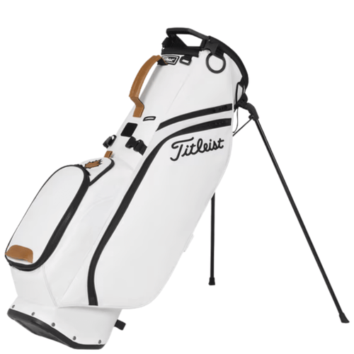 Titleist Canada Day Players S4 Stand Bag - Limited Edition White/Burgundy/Black