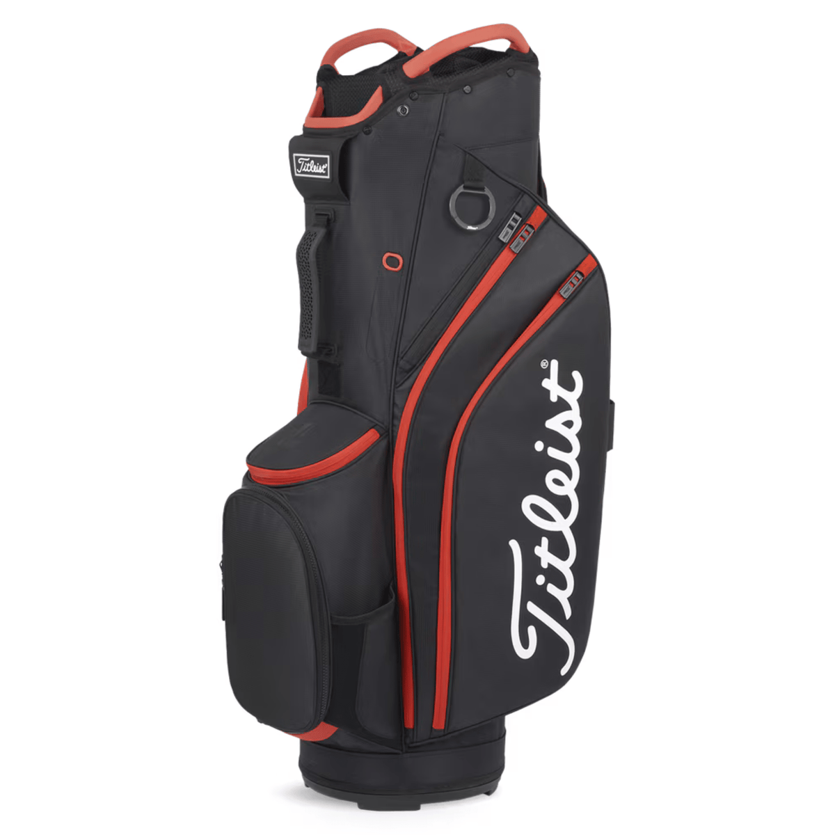 Titleist Cart 14 Bag Black Black Red