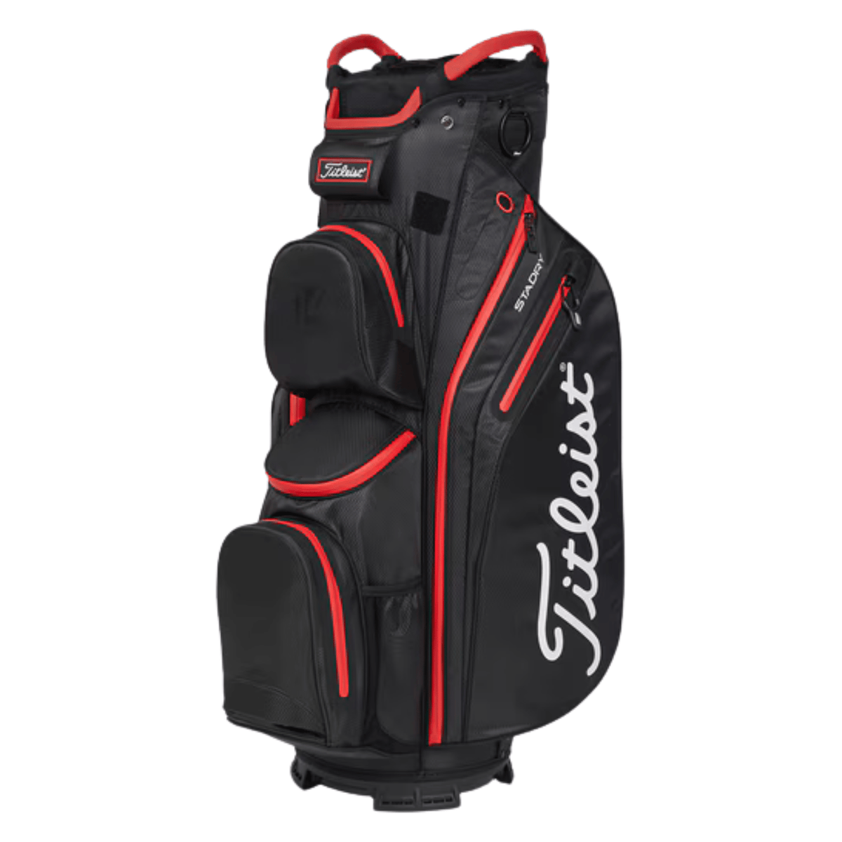 Titleist Cart 14 StaDry Bag Black Black Red
