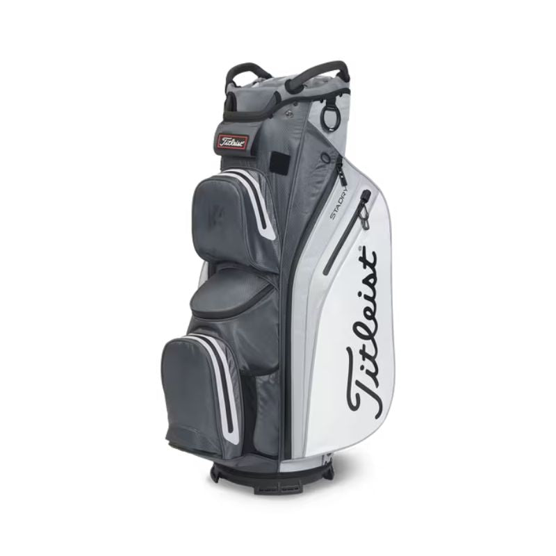 Titleist Cart 14 StaDry Bag - Previous Season Style Charcoal Gray White