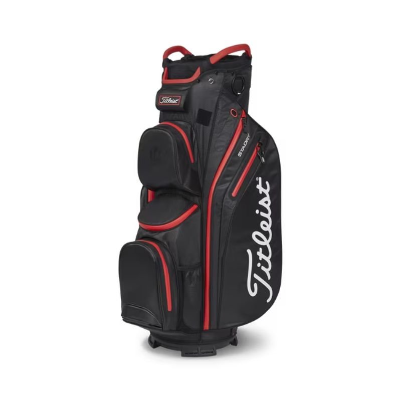 Titleist Cart 14 StaDry Bag - Previous Season Style Black Red