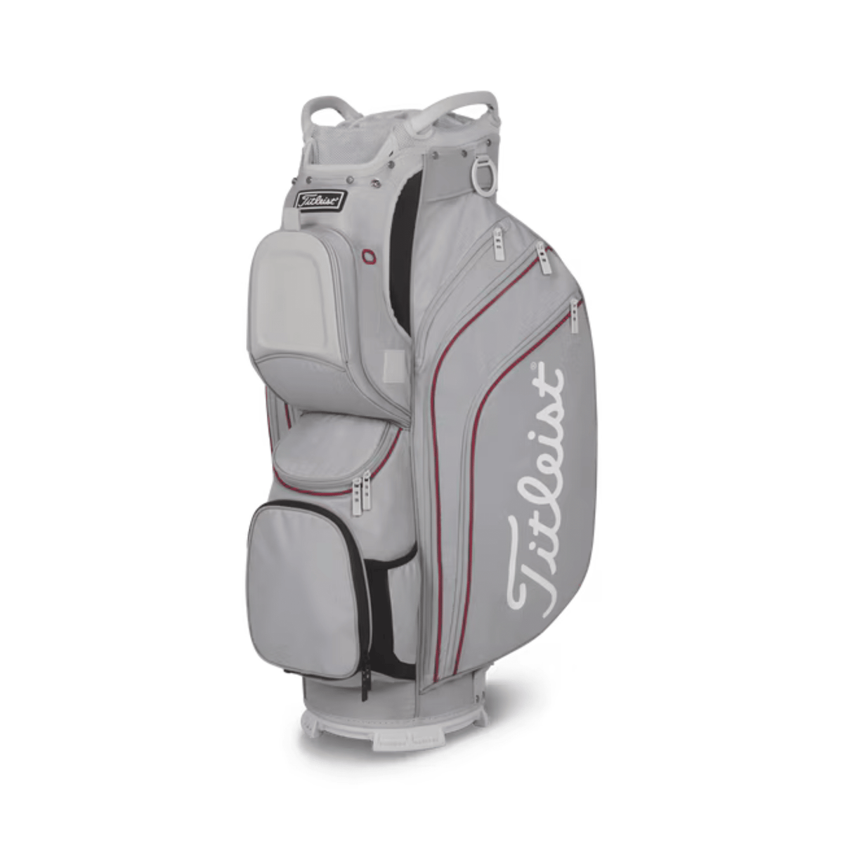Titleist Cart 15 Bag Cool Gray Crimson White