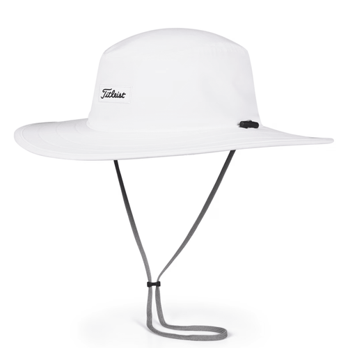 Titleist Charleston Aussie Hat White Black OSFA