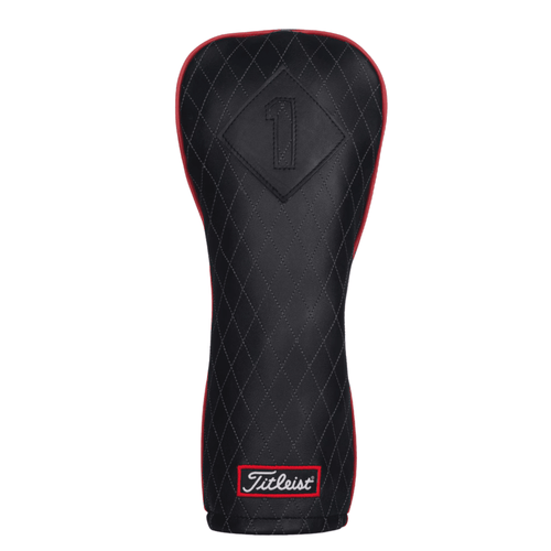 Titleist Jet Black Leather Headcover - Driver Black