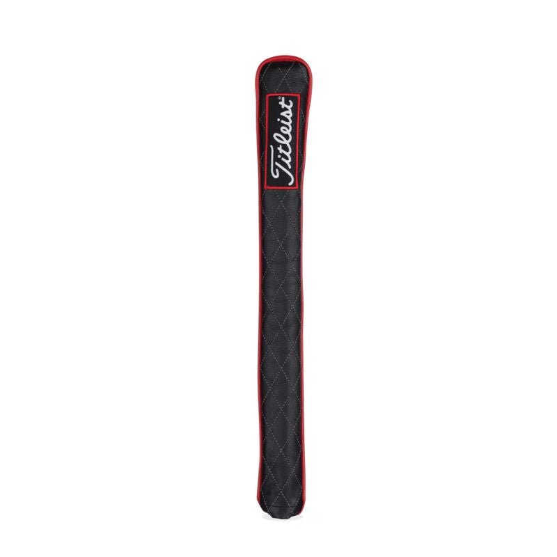 Titleist Jet Black Tour Leather Alignment Stick Headcover Alignment Stick Jet Black Tour