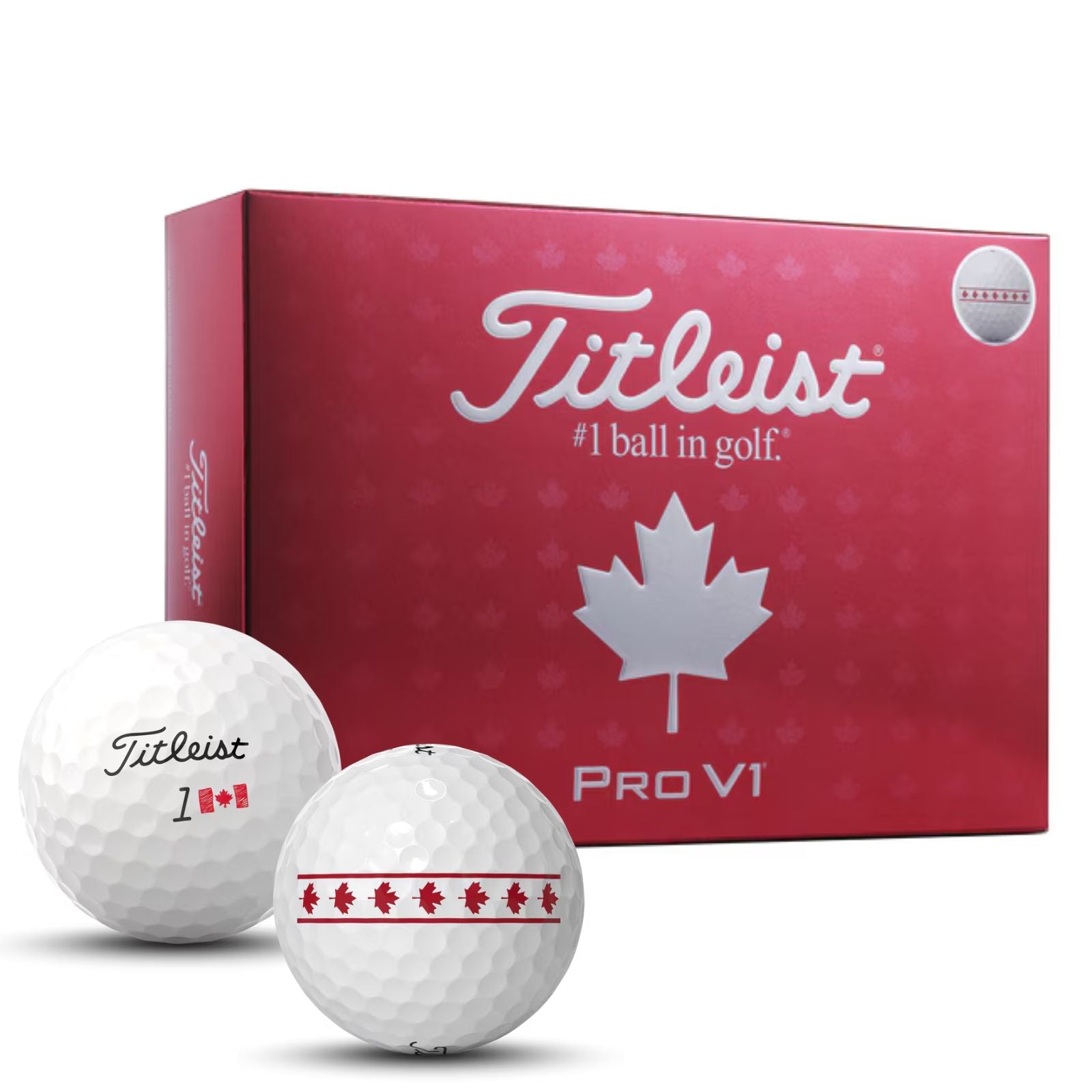 Titleist Pro V1 Canada Golf Balls - Special Edition - Golf Vault