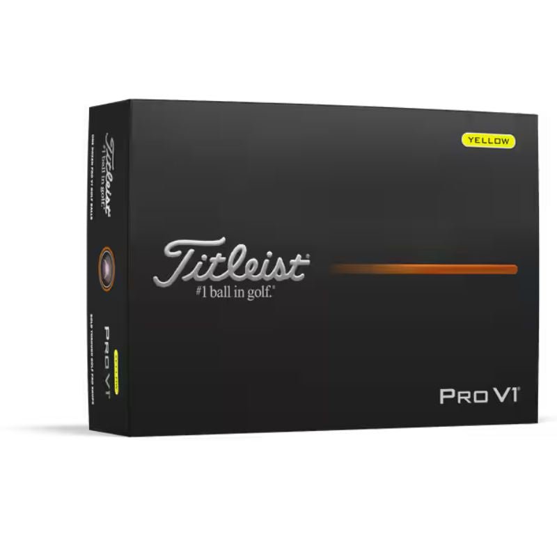 Titleist Pro V1 Golf Balls Yellow