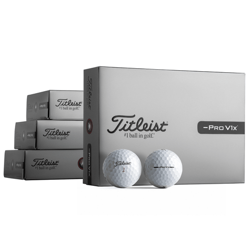 Titleist Pro V1x Left Dash Loyalty Program - Buy 3 dozen Get 1 free (In stock & ready to ship) Pro V1x Left Dash - White Standard (#1-4)