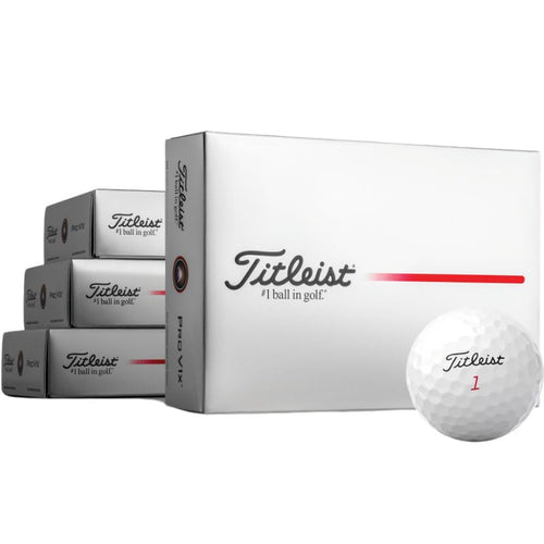 Titleist Pro V1x Loyalty Program - Buy 3 dozen Get 1 free (In stock & ready to ship) Pro V1x - White Standard (#1-4)