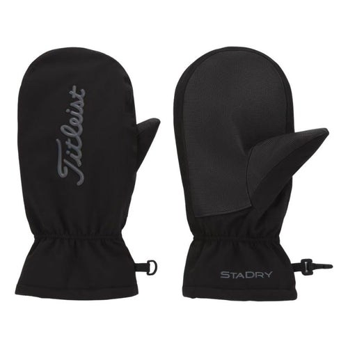 Titleist StaDry Cart Mitts OSFA Black Charcoal