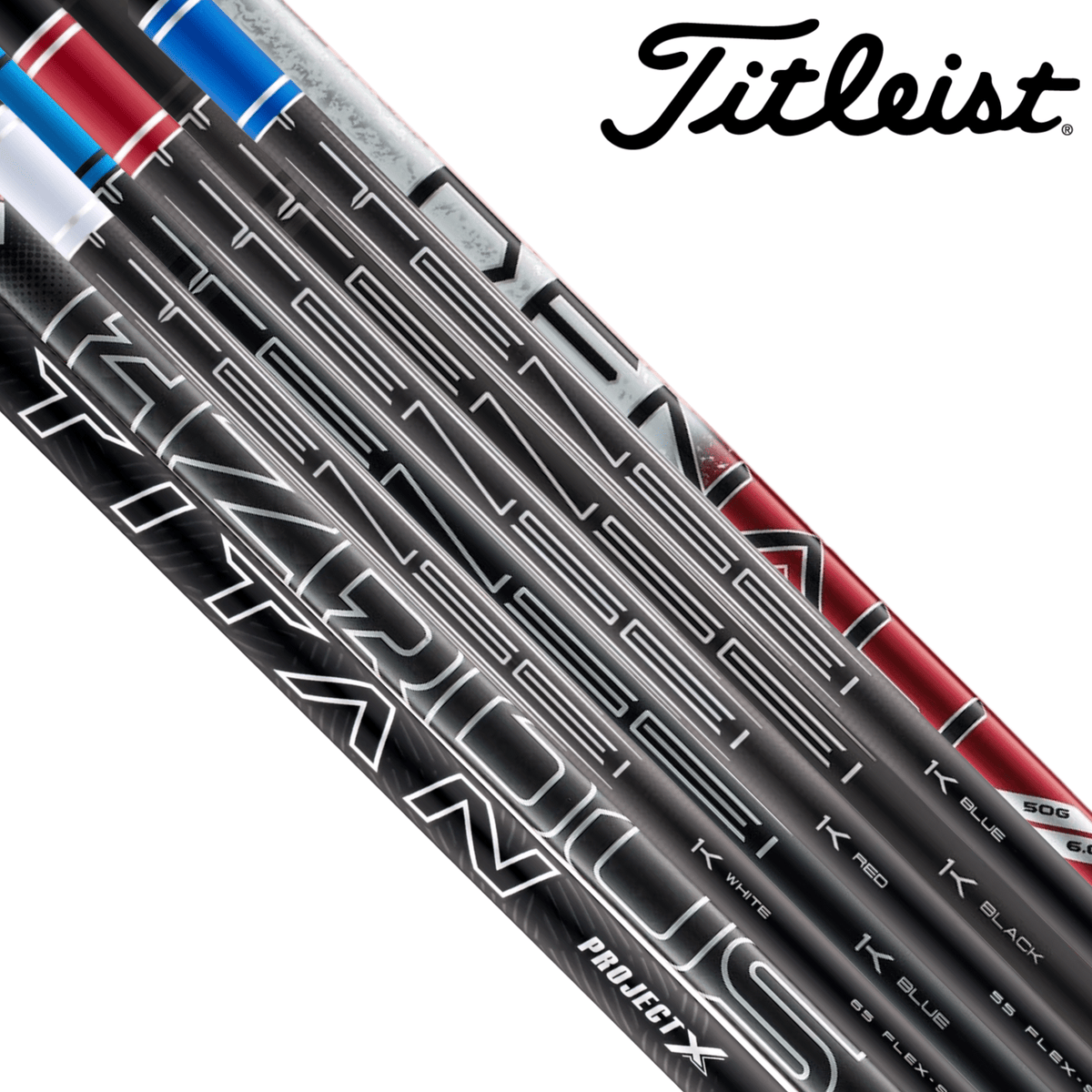 Titleist Stock Driver Shafts with Grip & Tip - Compatible to models 910-GTS