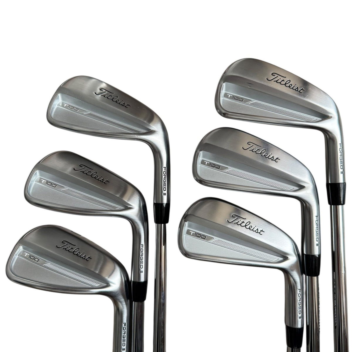 Titleist T100 3G Iron Set - 5-PW - Steel - Indoor Demo Right X-Stiff Steel - Project x Rifle 6.5 (-0.5" SHORT)