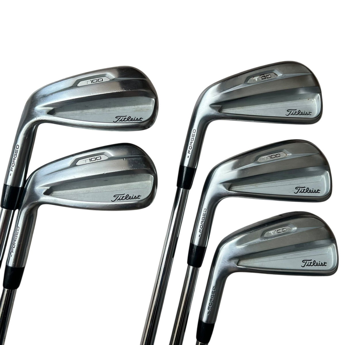 Titleist T100ii Partial Iron Set - Steel - 5i-9i - Demo Left Tour X-Stiff Steel - Project X Rifle 7.0