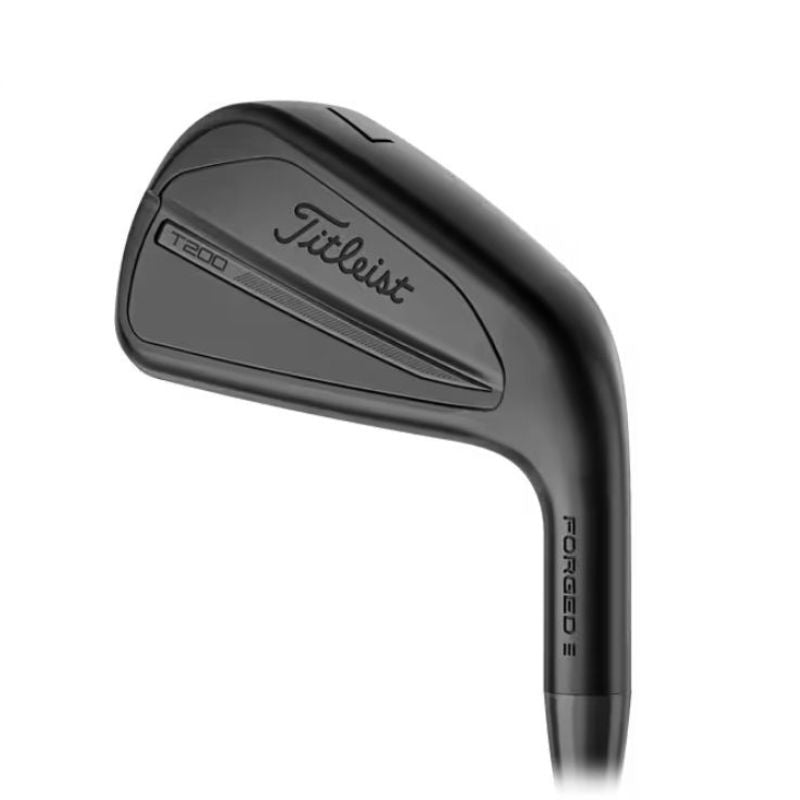 Titleist T200 3G Black Iron Set - 4-PW Stiff Steel - True Temper AMT Black S300