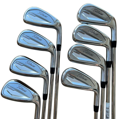 Titleist T350 3G Iron Set - 4-PW, GW - Steel - Indoor Demo Right Stiff Steel - True Temper AMT Red S300