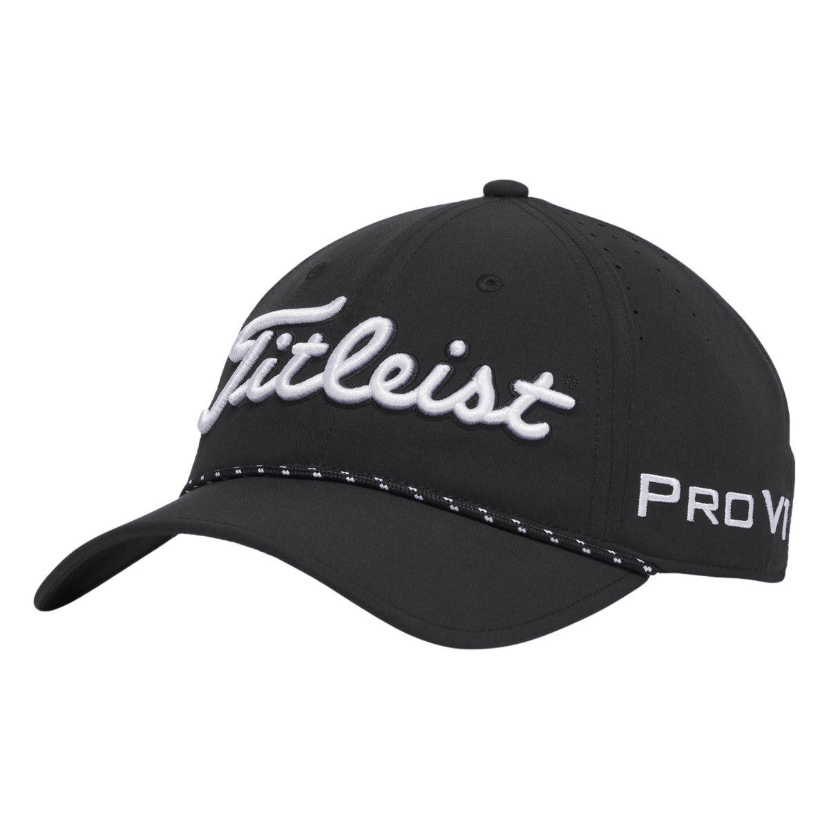 Titleist Tour Breezer Hat Black White OSFA