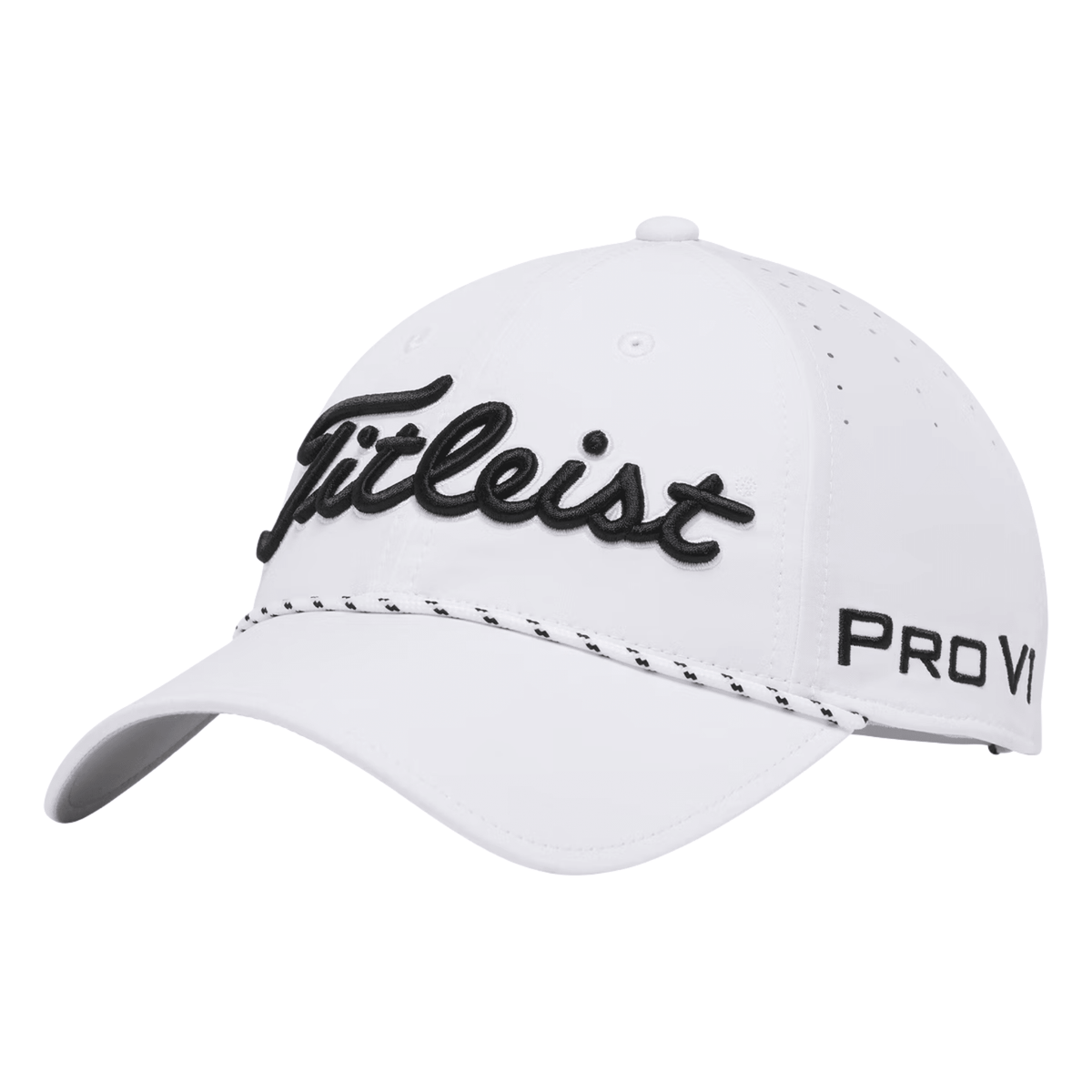 Titleist Tour Breezer Hat White Black OSFA