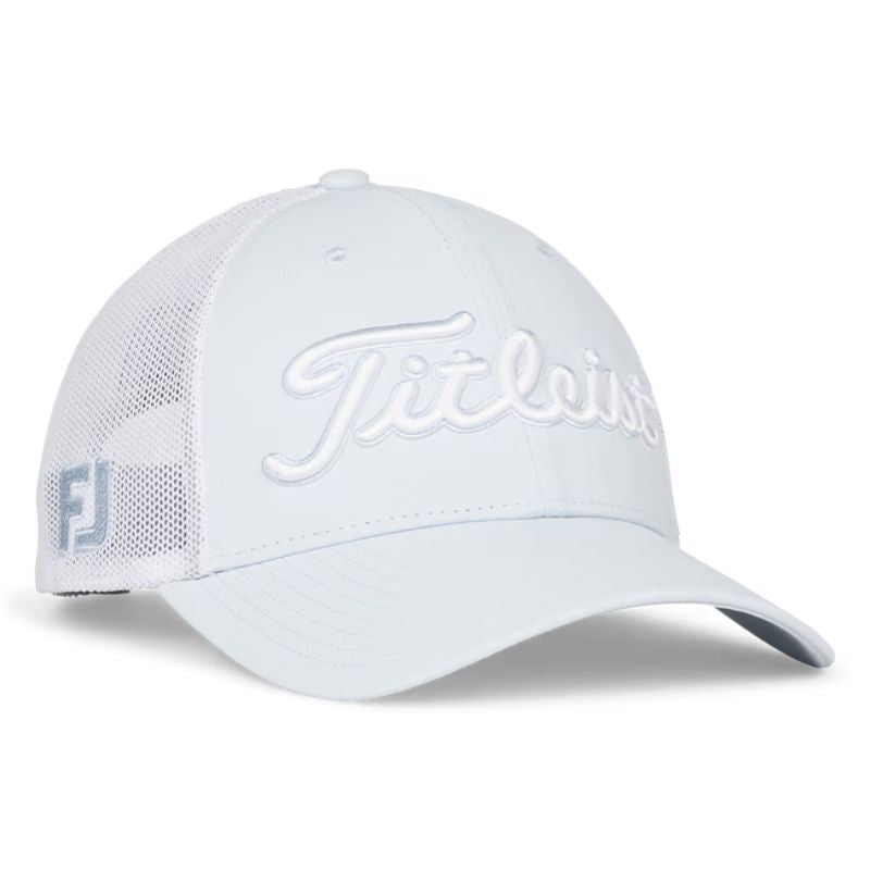 Titleist Tour Performance Mesh Hat Blue Bird White OSFA