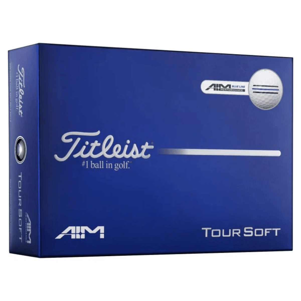 Titleist Tour Soft AIM Performance Golf Balls White Blue