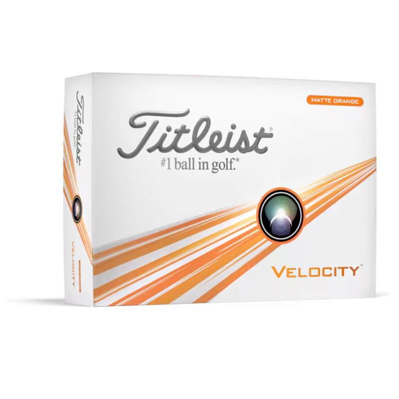 Titleist Velocity Prior Gen. Golf Balls Matte Orange