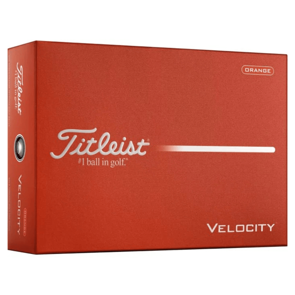 Titleist Velocity Matte Golf Balls Orange