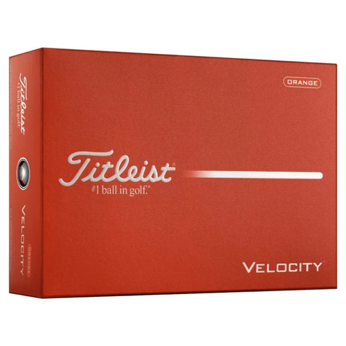 Titleist Velocity Matte Golf Balls Orange