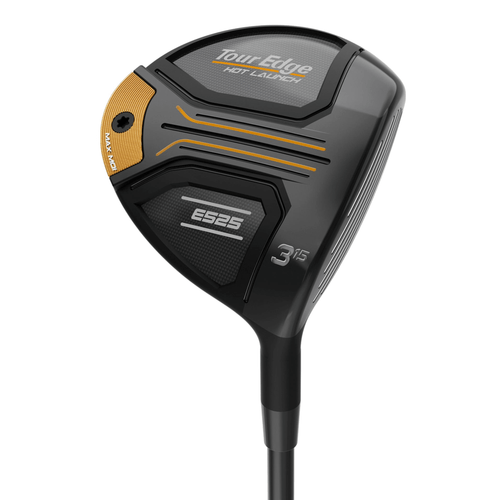 Tour Edge Hot Launch E525 Fairway Woods Right Stiff 3 Wood (15°) - UST Mamiya Helium Nanocore Black