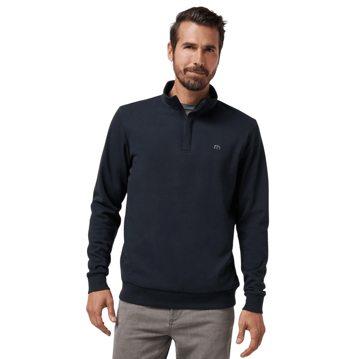 TravisMathew Cloud 2.0 1/4 Zip Sweater Black