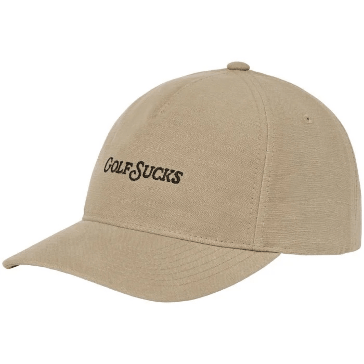 TravisMathew Golf Sucks Snapback Hat Weathered Teak