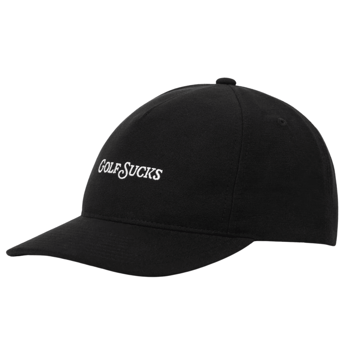 TravisMathew Golf Sucks Snapback Hat Black